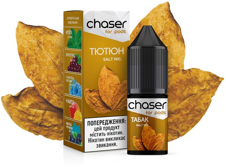 Жидкость для POD систем Chaser For Pods Salt 50 мг 10 мл (Табак) (CS-TO-50) - изображение 1