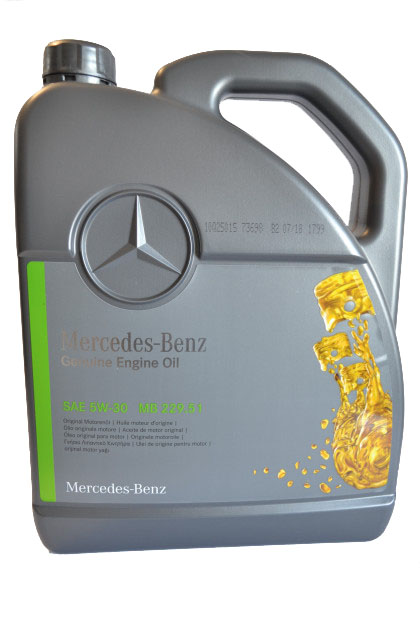 Моторное масло Mercedes-Benz Engine oil AMG High Performance MB 229.5 0W-40 1л