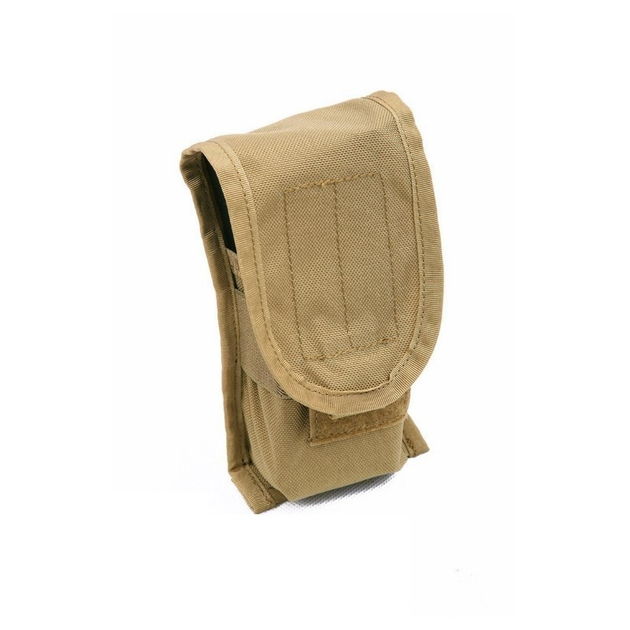 Подсумок магазина молле Pantac FLC Molle M4 Single Dual-Mag Pouch PH-C889, Cordura Хакі (Khaki) - изображение 1