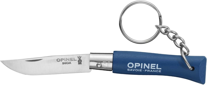 Ніж Opinel Keychain №2 Inox синій 2046564 - зображення 1