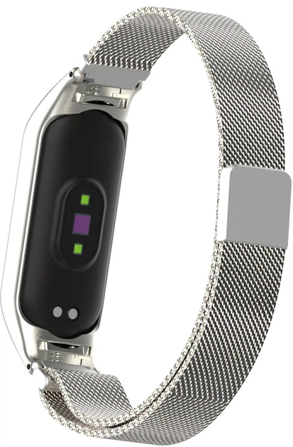 Миланская Петля Milano для Mi Band 6 Silver (21481) - изображение 2