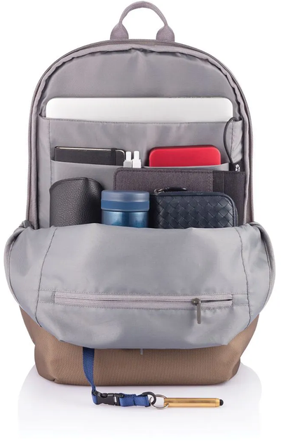 Plecak na laptopa XD Design Bobby Soft Anti-Theft 15,6" brązowy (P705.796) - obraz 7