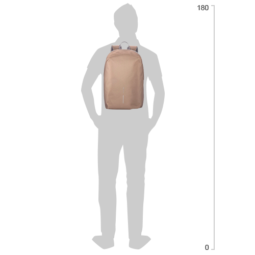Plecak na laptopa XD Design Bobby Soft Anti-Theft 15,6" brązowy (P705.796) - obraz 8