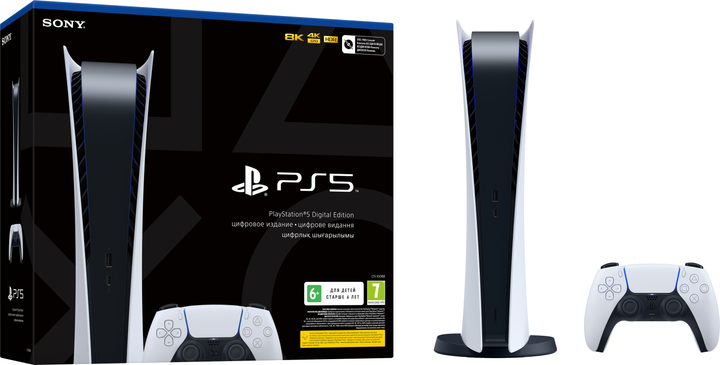 Ігрова приставка PS5 PlayStation 5 Digital Edition - зображення 1