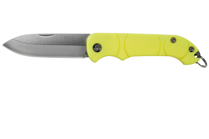 Нож складной карманный туристический Ontario OKC Traveler Yellow - изображение 1