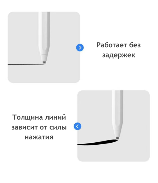 Стилус WIWU Pencil Max (iPad/Android) - White - Фото 6 Стилус WIWU Pencil Max (iPad/Android) - White - изображение 6