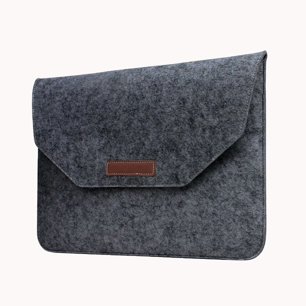 Чохол-конверт з войлоку Fruct Felt NW15/16 для MacBook Pro 16/Pro Retina 15 (2012-2015) Темно-Сірий - Фото 5 Чохол-конверт з войлоку Fruct Felt NW15/16 для MacBook Pro 16/Pro Retina 15 (2012-2015) Темно-Сірий - зображення 5