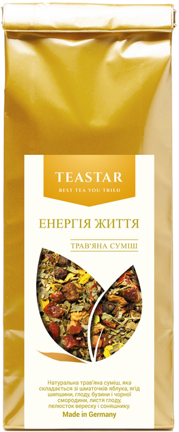 Травяная смесь Tea Star Энергия жизни 100 г (4820235260507) – ROZETKA ...