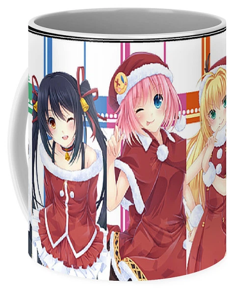 Чашка Аниме Anime новогодняя girl anime А.02.01 - Фото 2 Чашка Аниме Anime новогодняя girl anime А.02.01 - изображение 2