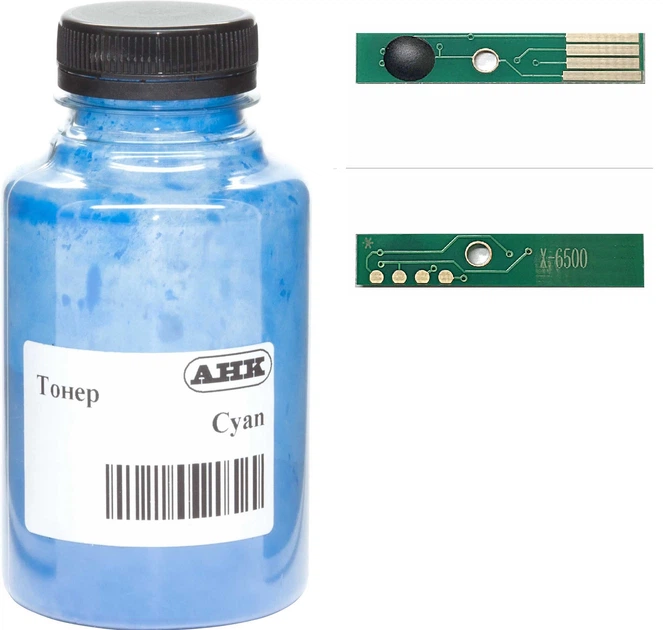 Тонер и Чип для Xerox Cyan (106R02249) АНК Cyan 120г 3202901 - Фото 1 Тонер и Чип для Xerox Cyan (106R02249) АНК Cyan 120г 3202901 - изображение 1