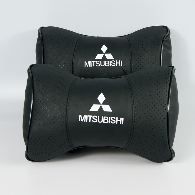 Подушка-подголовник с маркой авто Mitsubishi - изображение 2