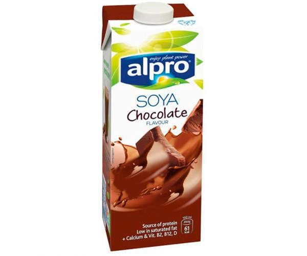 Напиток соевый натуральный Alpro с шоколадом 1000мл - зображення 1
