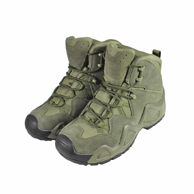 Ботинки тактические Lesko 998 Green 42 военная армейская тактическая (K/OPT2-5139-26108) - изображение 1