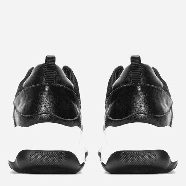 Sneakersy damskie z siatki na wysokiej platformie do kostki Buty sportowe Kazar 53278-S5-00 37 24 cm Czarne (5903387264735) - obraz 4