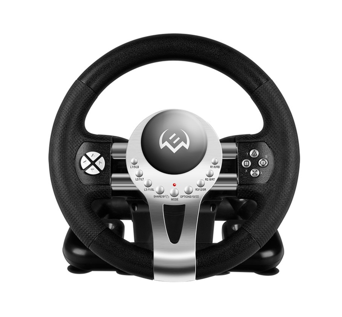 Руль гоночный игровой вибрационный с педалями Sven GC-W800 USB – фото ...