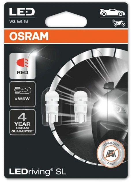 Żarówki samochodowe OSRAM 12V W5W LED 1W W2.1X9.5D LEDriving SL (2825 DRP-02B) - Zdjęcie 1 Żarówki samochodowe OSRAM 12V W5W LED 1W W2.1X9.5D LEDriving SL (2825 DRP-02B) - obraz 1