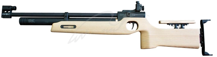 Гвинтівка пневматична Zbroia РСР Biathlon 450/220 кал 45 мм Біла - зображення 1