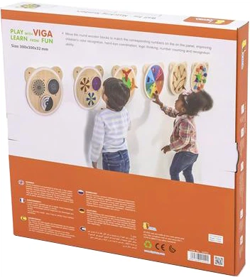 Tablica manipulacyjna Viga Toys Proste liczenie (6971608445545) - obraz 2
