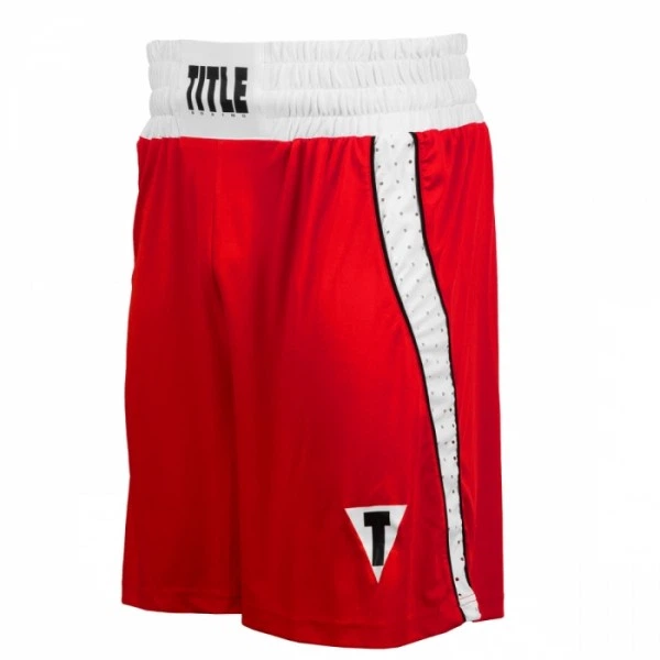 Форма для боксу TITLE Performance Aerovent Amateur Boxing Set Червона з білим (XL) - зображення 4
