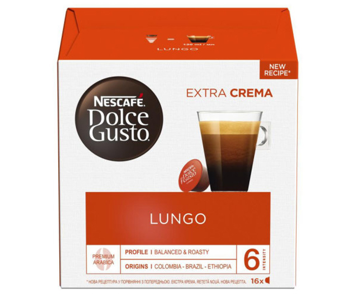Купить Кофе в капсулах NESCAFE Dolce Gusto Lungo - 16 шт – ROZETKA ...