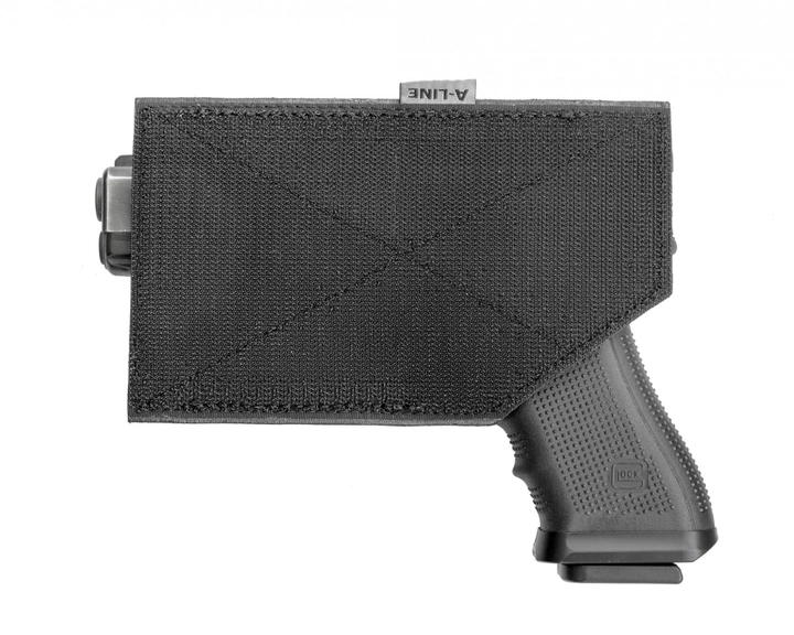 Вставка-кобура в сумку пластикова A-LINE для Glock чорна (ПК12) - зображення 2