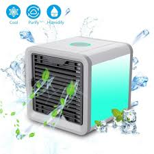 Портативний переносний охолоджувач повітря Arctic Air Cooler міні кондиціонер з LED-підсвічуванням сірий (op758518965) - зображення 7