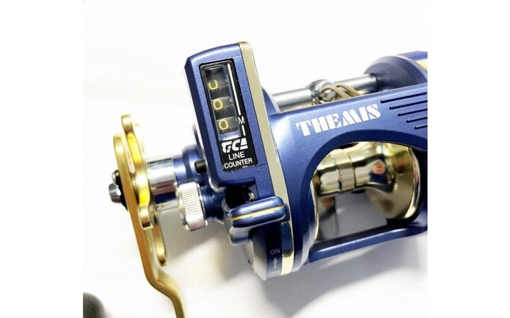 Котушка тягова силова мультиплікаторна ліворука Tica Themis SWD 348L/C морський і сомовий лов - зображення 4