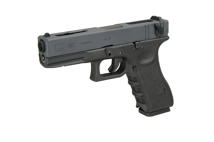 Пистолет WE Glock 18 Gen3. Metal Green Gas - изображение 2