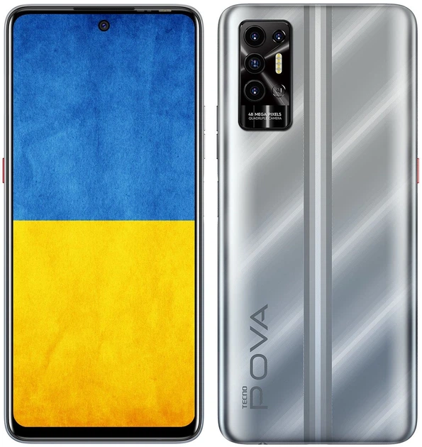 88pollon 2 TECNO POVA-2 (LE7n)[Polar Silver] – фото, відгуки, характеристики