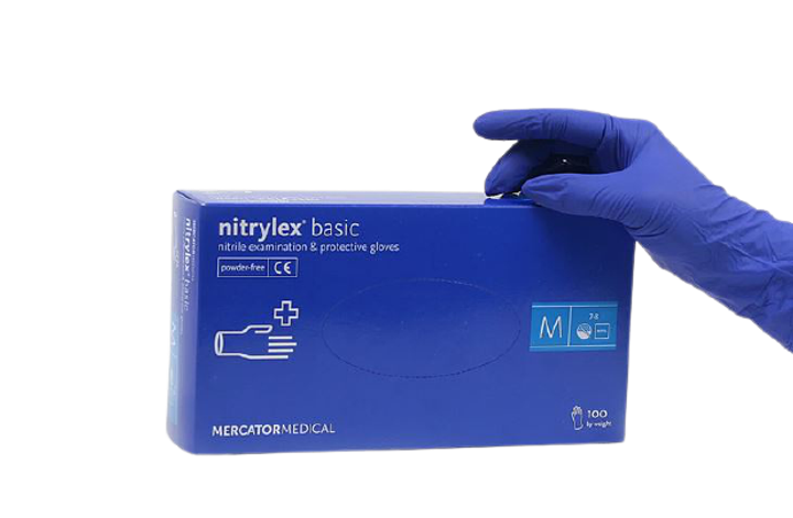 Перчатки нитриловые NITRYLEX BASIC нестерильные неопудренные (XS) - изображение 2