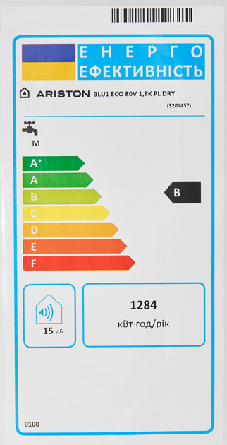 Бойлер ARISTON BLU1 ECO 80 V 1,8K PL DRY - изображение 14