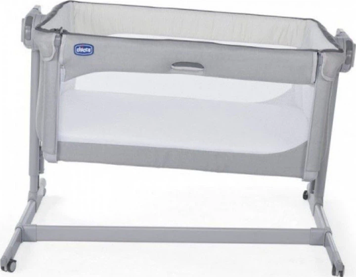 Детская кроватка Chicco Next to Me Magic Серая (79584.19