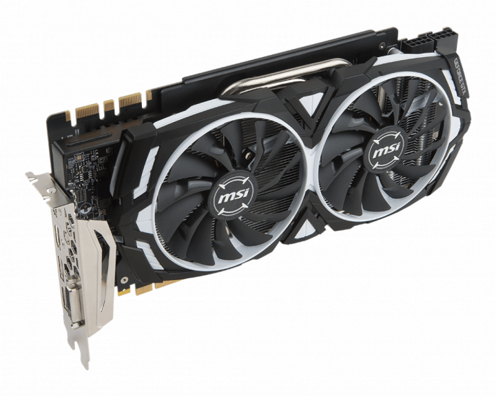 Відеокарта MSI GeForce GTX 1080 Ti ARMOR OC 11GB GDDR5X VR Ready - зображення 4