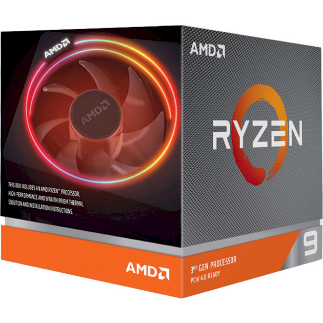 CPU AMD Ryzen 9 3900X Процессор AMD (AM4) Ryzen 9 3900X Box (100-100000023BOX