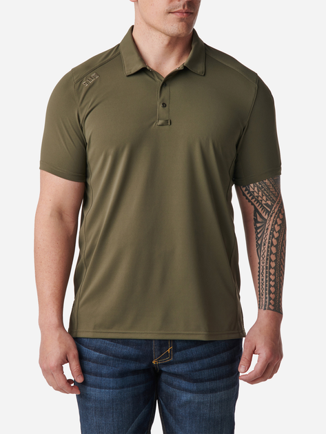 Поло тактичне 5.11 Tactical Paramount Short Sleeve Polo 41221-186 L Ranger Green (2000980515196) - зображення 1