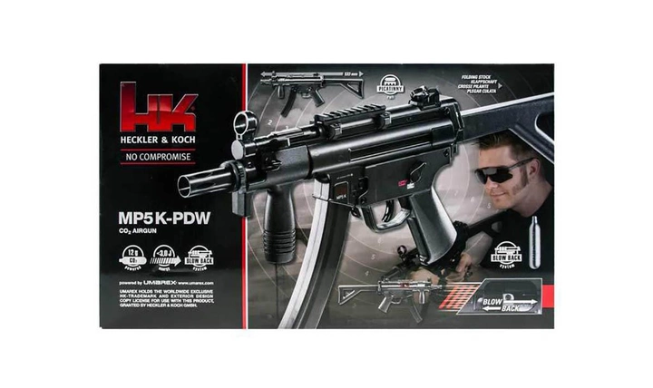 Пневматичний пістолет Umarex Heckler & Koch MP5 K-PDW Blowback - зображення 10