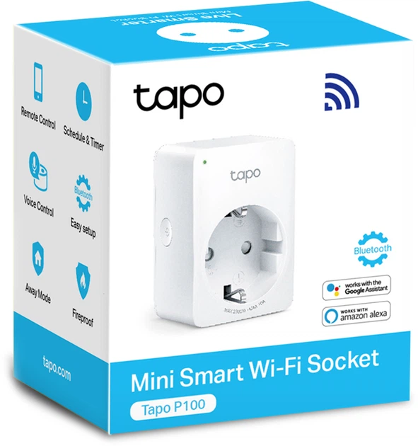 Inteligentne gniazdo Wi-Fi TP-LINK mini Tapo P100 (1-pack) - obraz 2