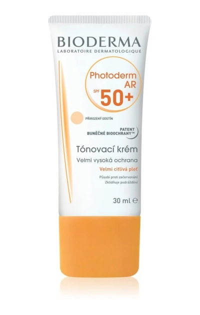 Крем Bioderma Photoderm AR тонуючий захисний для чутливої шкіри ...