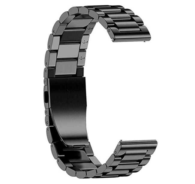 Металевий ремінець для годинника Samsung Galaxy Watch 46mm (SM-R800) - Black - зображення 4