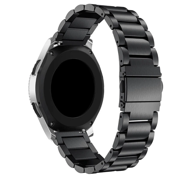 Металевий ремінець для годинника Samsung Galaxy Watch 46mm (SM-R800) - Black - зображення 2