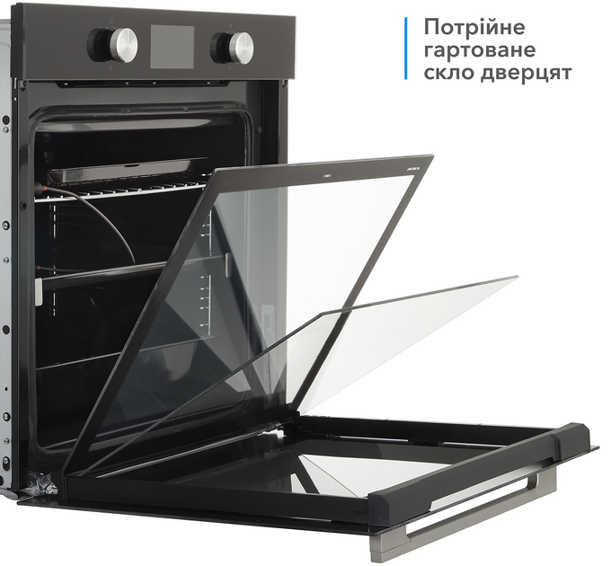 Духова шафа електрична Eleyus MAXIMA 6010 BL SMT - зображення 10