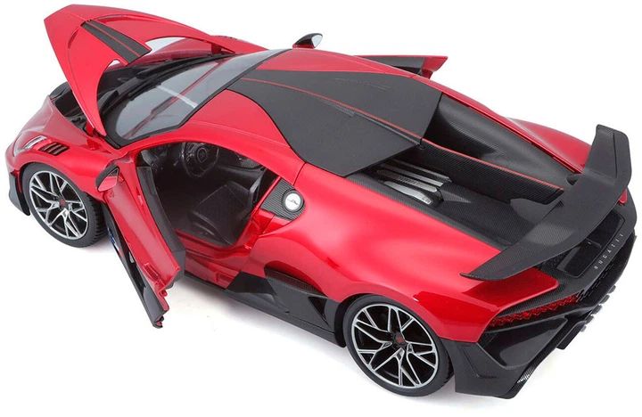 Автомодель Bburago Bugatti Divo Червона 1:18 (4893993002641) - зображення 3