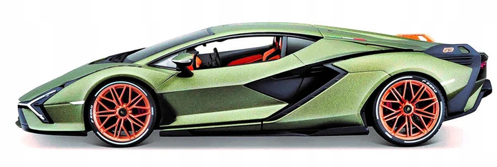Автомодель Bburago Lamborghini Sian FKP 37 1:18 Зелена (4893993110469) - зображення 2
