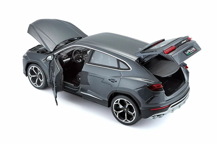 Автомодель Bburago Lamborghini Urus 1:18 Сіра (4893993110421) - зображення 5