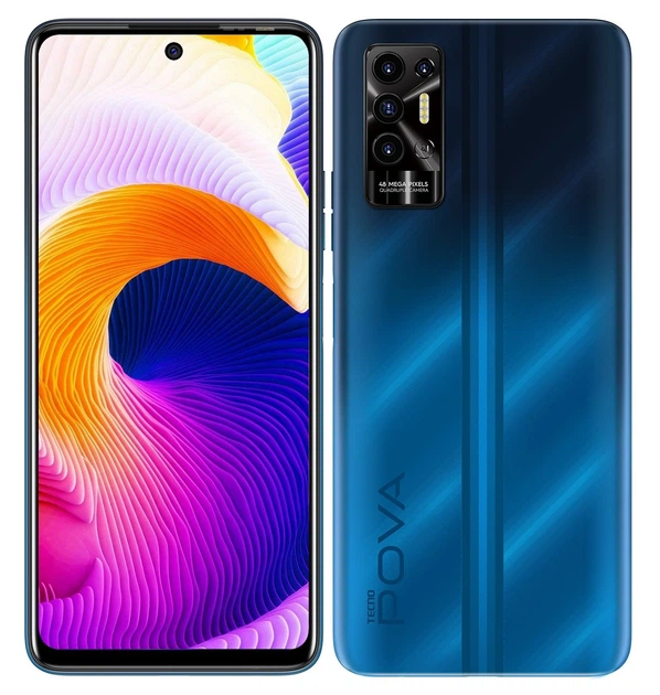 88pollon 2 TECNO POVA-2 (LE7n)[Energy Blue] – фото, відгуки, характеристики в