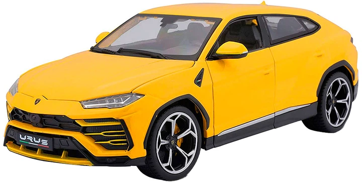 Model Bburago Lamborghini Urus 1:18 żółty (18-11042Y) (4893993010929) - obraz 2