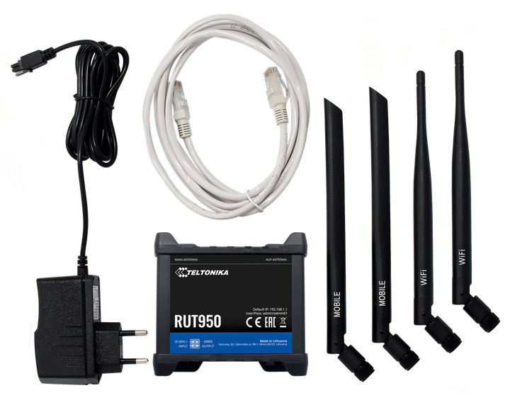 Маршрутизатор Teltonika RUT950 2G/3G/4G Router Dual-SIM - Фото 7 Маршрутизатор Teltonika RUT950 2G/3G/4G Router Dual-SIM - зображення 7