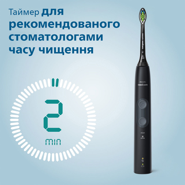 Набор электрических зубных щеток PHILIPS Sonicare HX6830/35 Protective Clean 4500 - изображение 8