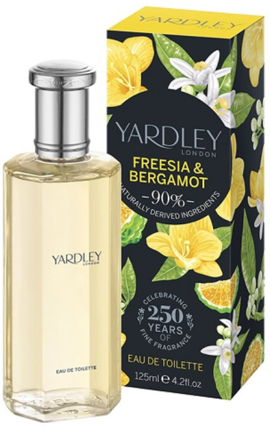 Акція на Туалетна вода Yardley Freesia & Bergamot Eau de Toilette 125 мл від Rozetka