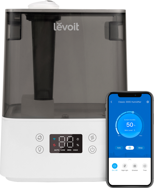 Увлажнитель воздуха Levoit Smart Ultrasonic Humidifier Classic 300S ...